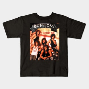 Bon Jovi In Concert 1989 Kids #493 Kids T-Shirt